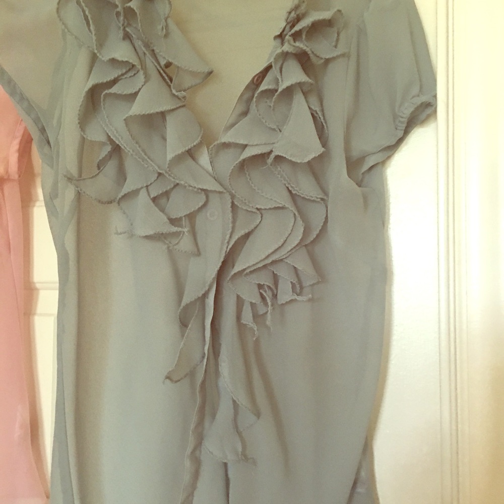Frill neck top